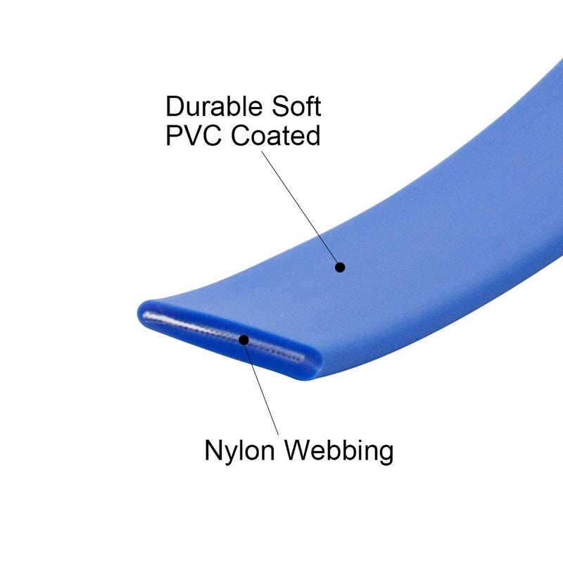 NIMBLE Waterproof Dog Training Leash 50FT 30FT 15FT 10FT 5FT Heavy Duty Recall Long Lead for Large Medium Small Dogs (30FT, Blue) - Image 4